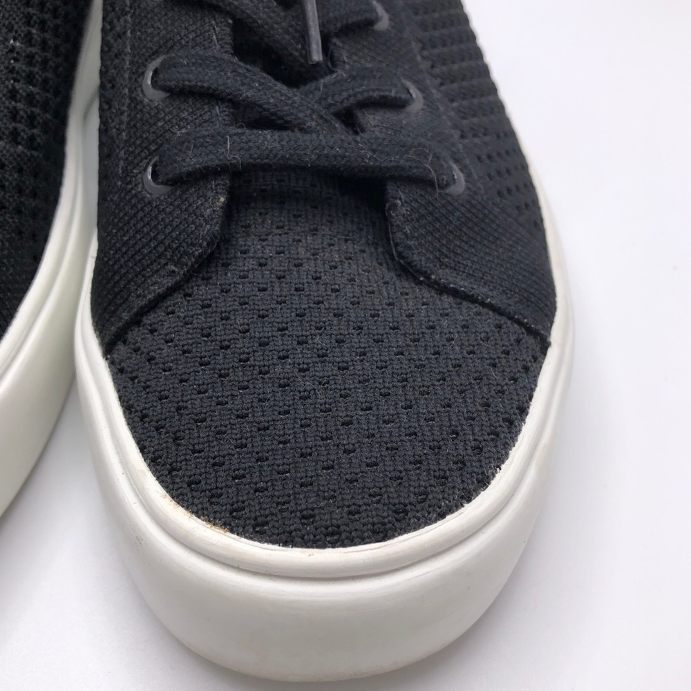 Marc Fisher Black Mesh Deck Shoes Lace Up Sneakers Size 7M - Picture 5 of 7